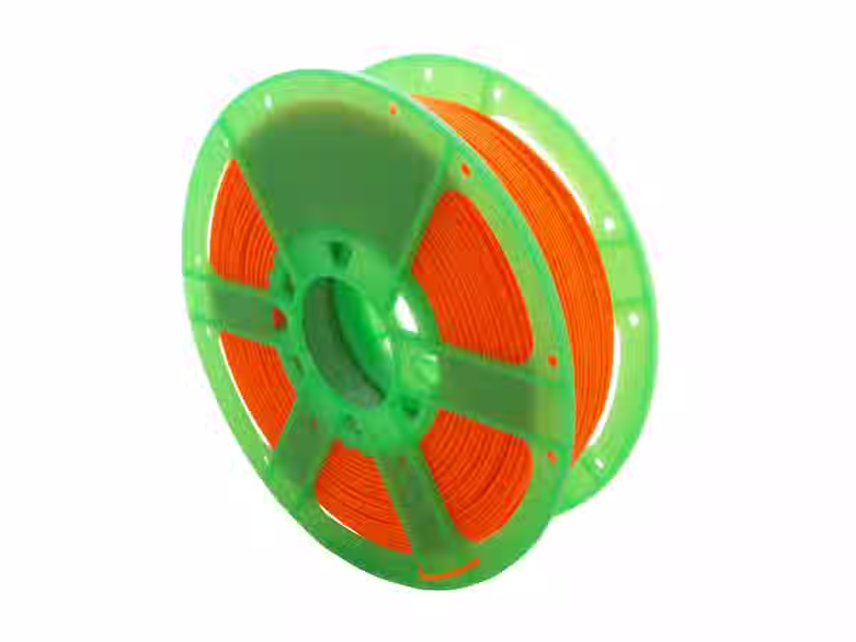 Filamento PLA purefil, Colore: Arancio brillante RAL 2005, Tipo di bobina: Rocchetti, il peso: 0.75kg
