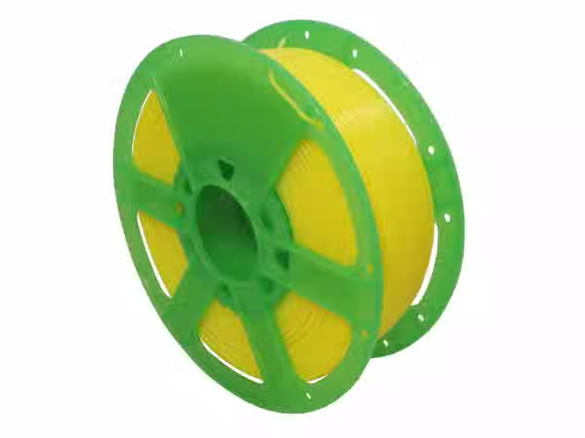 Filament PLA purfil, Couleur: Jaune brillant RAL 1026, Type de bobine: Bobine, poids: 1kg