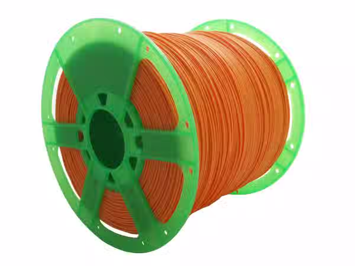 Filamento PLA purefil, Colore: Arancio profondo RAL 2011, Tipo di bobina: Rocchetti, il peso: 2.5kg
