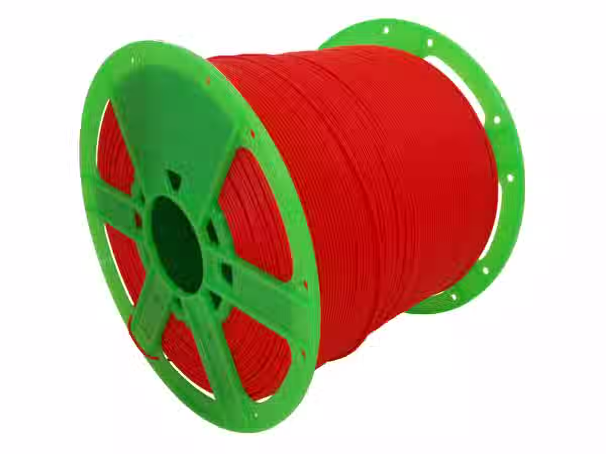 purefil PLA filament, Color: Traffic red RAL 3020, Spool type: Spool, weight: 2.5kg