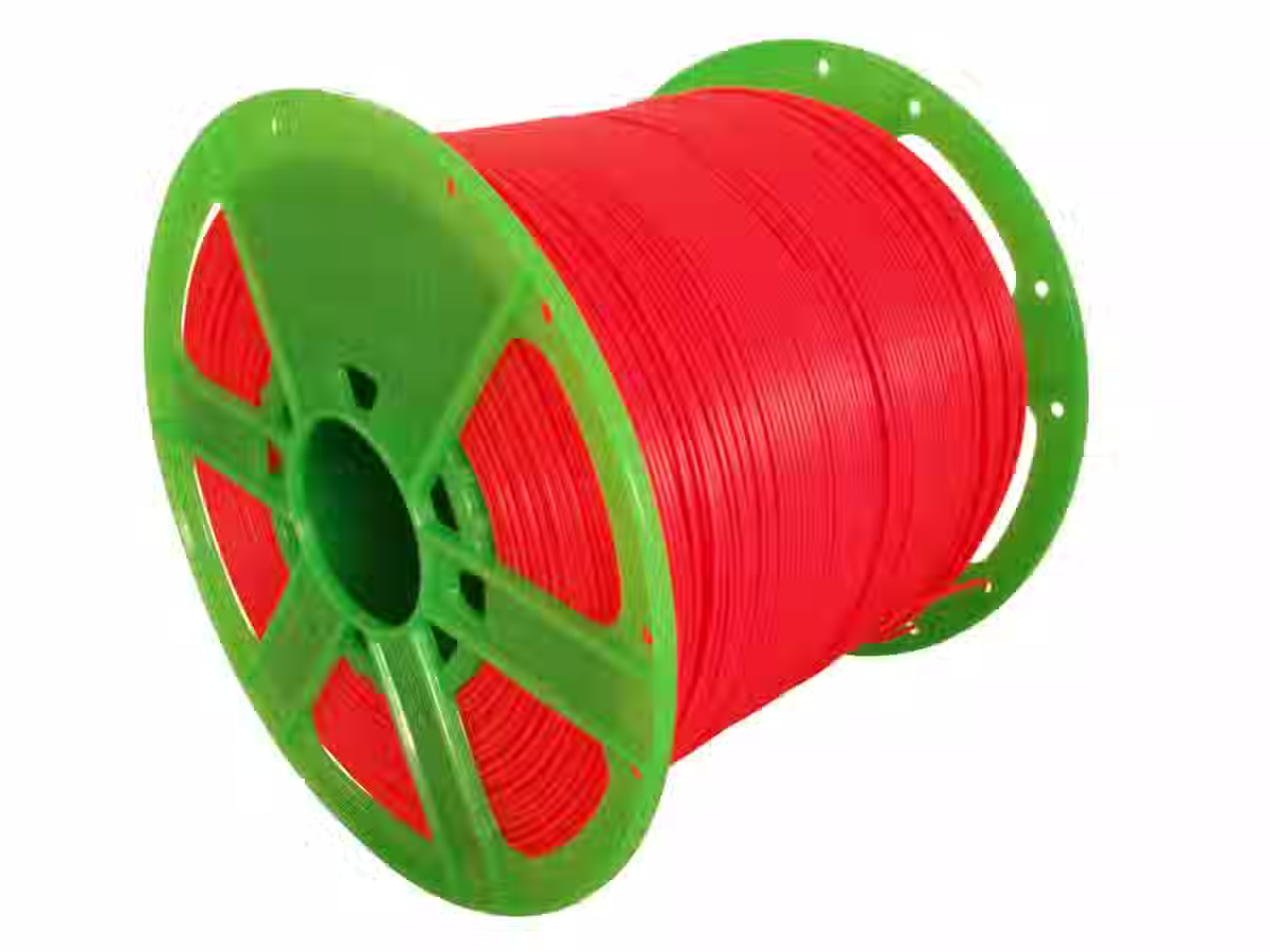 purefil PLA filament, Color: Luminous red RAL 3024, Spool type: Spool, weight: 2.5kg