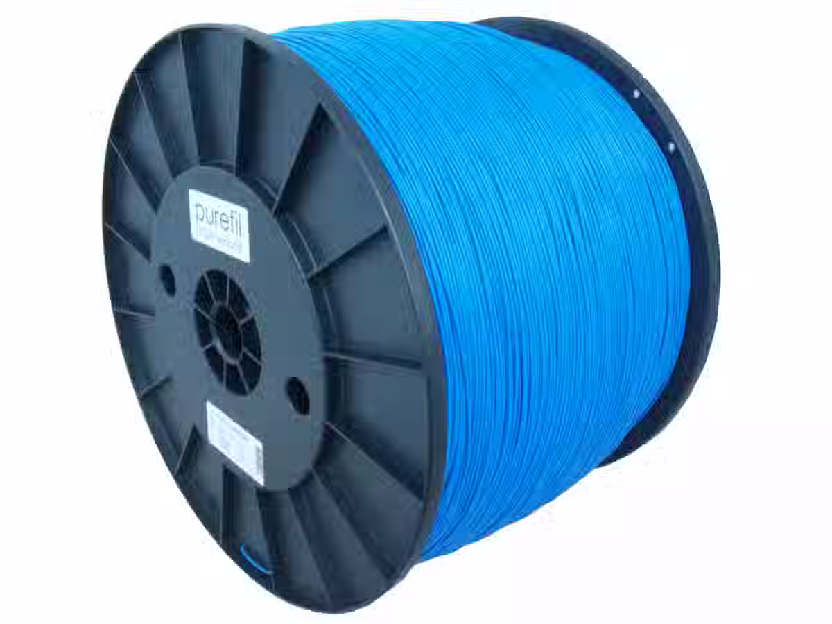 Filamento PLA purefil, Colore: Blu cielo RAL 5015, Tipo di bobina: Rocchetti, il peso: 10kg