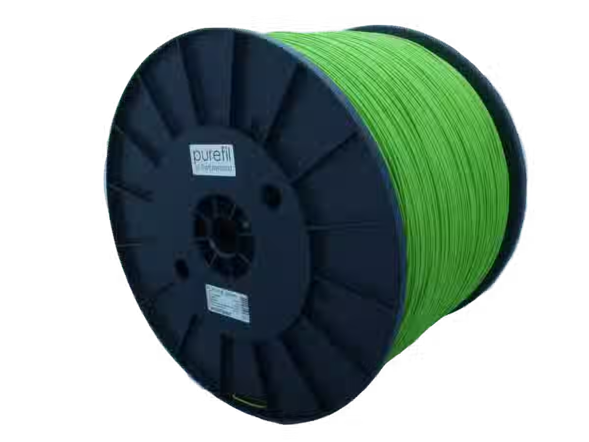 Filamento PLA purefil, Colore: Verde chiaro Pantone 368 C, Tipo di bobina: Rocchetti, il peso: 10kg