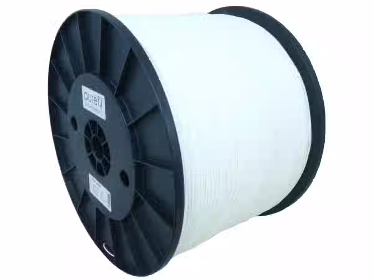 Filamento PLA purefil, Colore: Bianco puro RAL 9010, Tipo di bobina: Rocchetti, il peso: 10kg