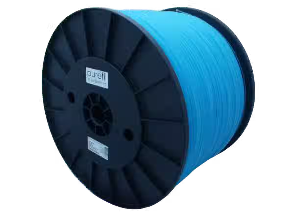 purefil PLA filament, Color: Phosphorescent blue, Spool type: Spool, weight: 10kg