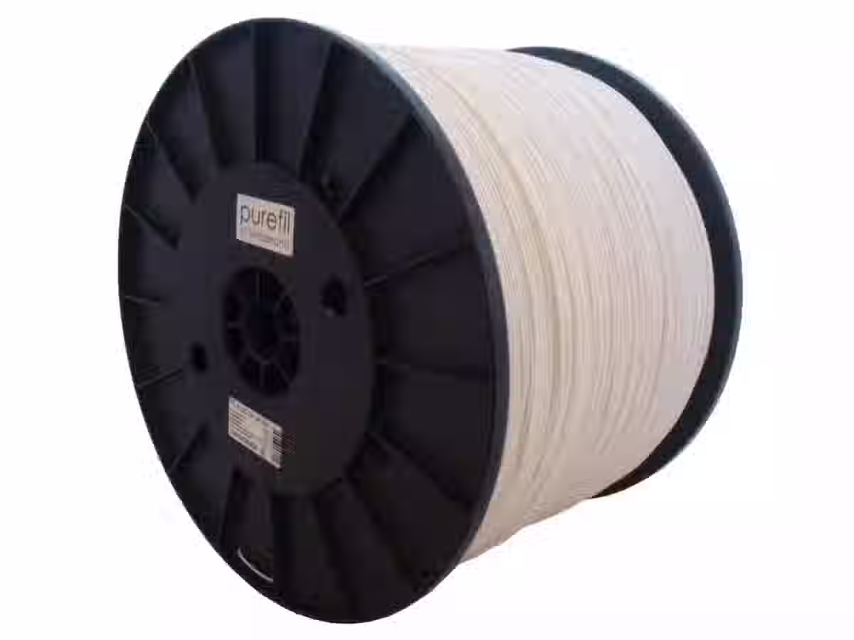 Filament PLA purefil, Couleur: Blanc comme neige, Type de bobine: Bobine, poids: 10kg