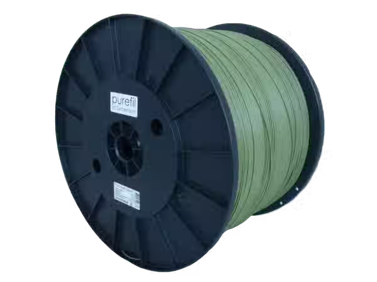 purefil PLA filament, Color: Reed green RAL 6013, Spool type: Spool, weight: 10kg