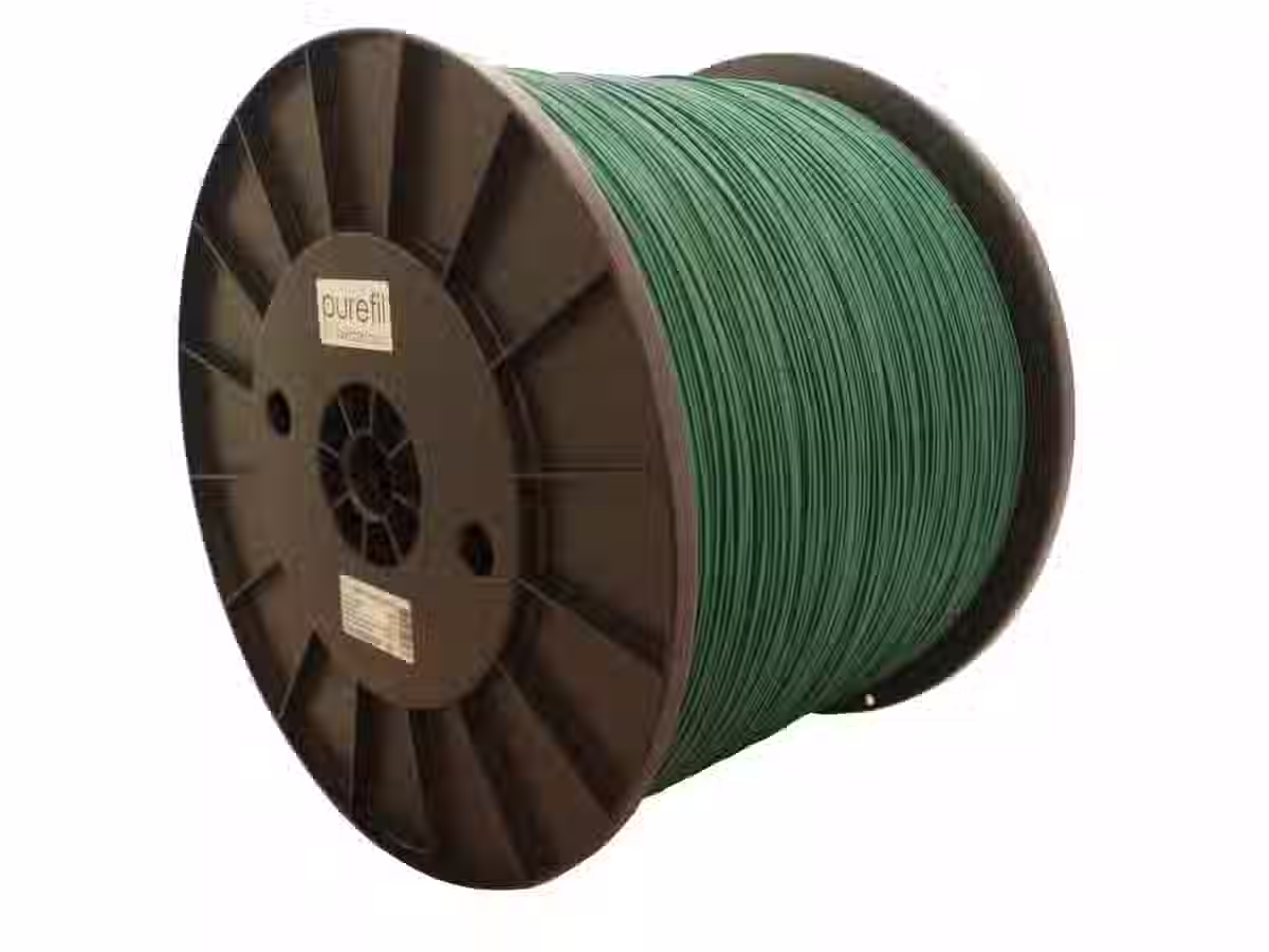 Filament PLA purefil, Couleur: Vert opal nacré RAL 6036, Type de bobine: Bobine, poids: 10kg