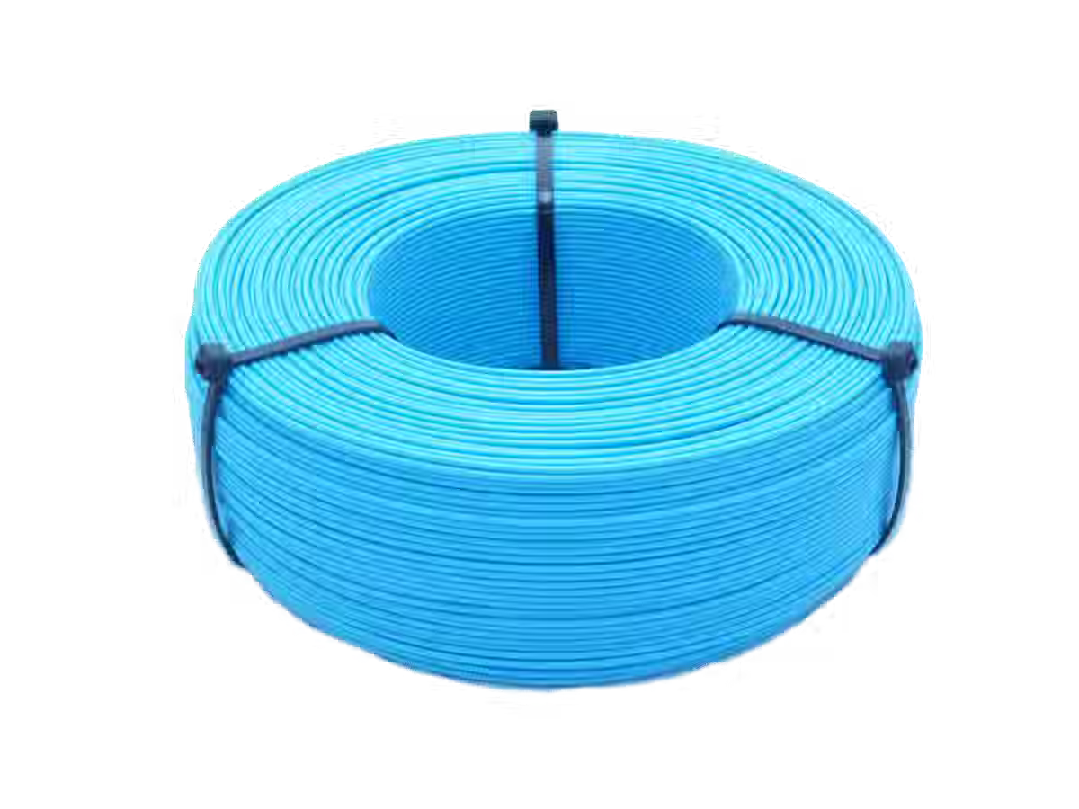Filament PLA purefil, Couleur: Bleu clair Pantone 2925 C, Type de bobine: Refill, poids: 1kg