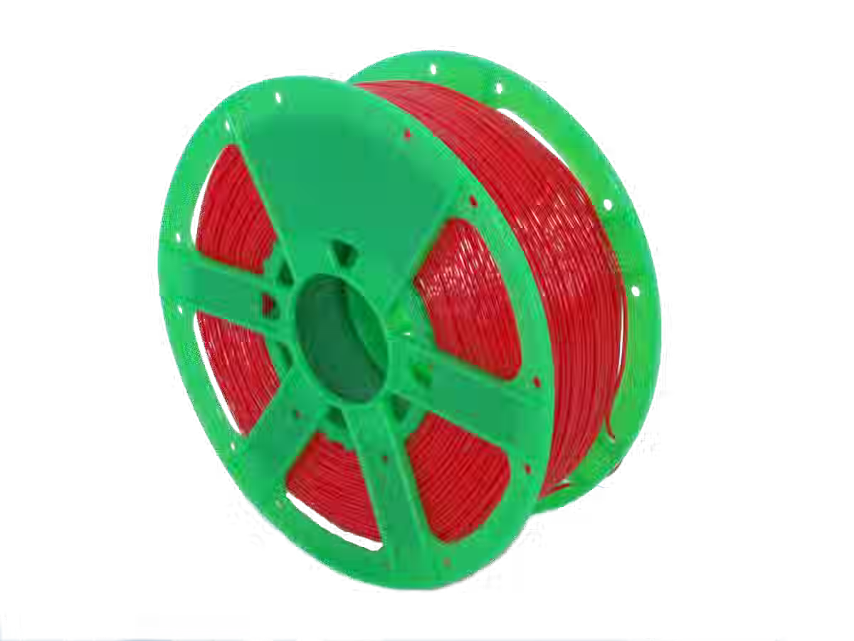 Filamento TPU purefil, Colore: Rosso trasparente, Tipo di bobina: Rocchetti, il peso: 1kg