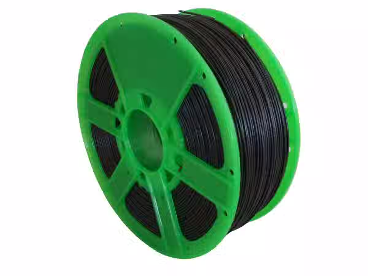 Filamento ABS GF10 purefil, Colore: Nero intenso RAL 9005, Tipo di bobina: Rocchetti, il peso: 1kg