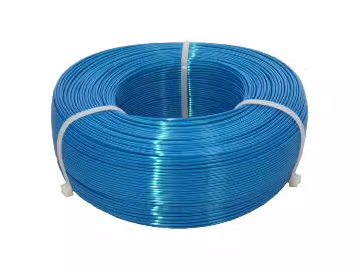 Filament PLA Silk purefil, Couleur: Bleu, Type de bobine: Refill, poids: 1kg