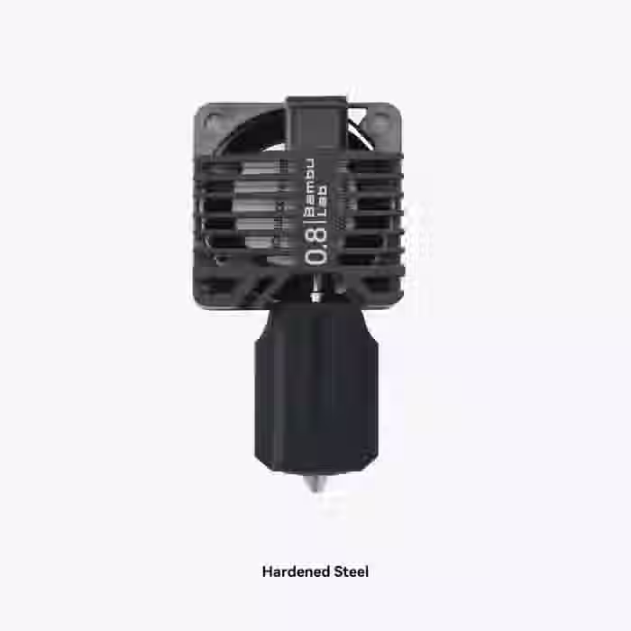 Bambu Lab hotend assembly + nozzle stainless steel P1P, Nozzle diameter : 0.8mm