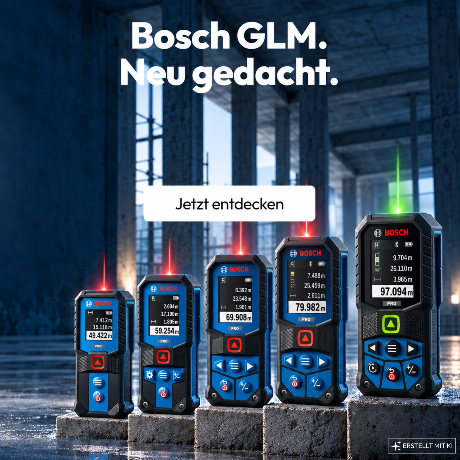 Bosch Laserentfernungsmesser Übersicht