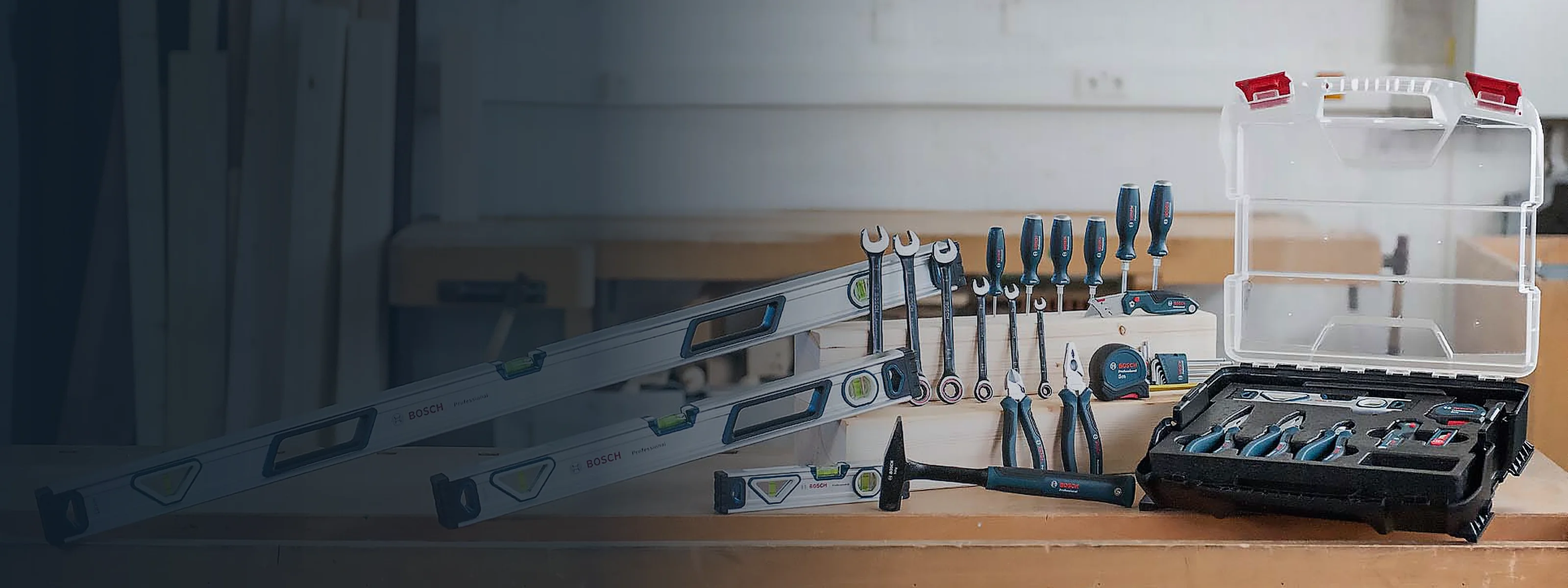 Bosch Professional Handwerkzeuge in der Werkstatt