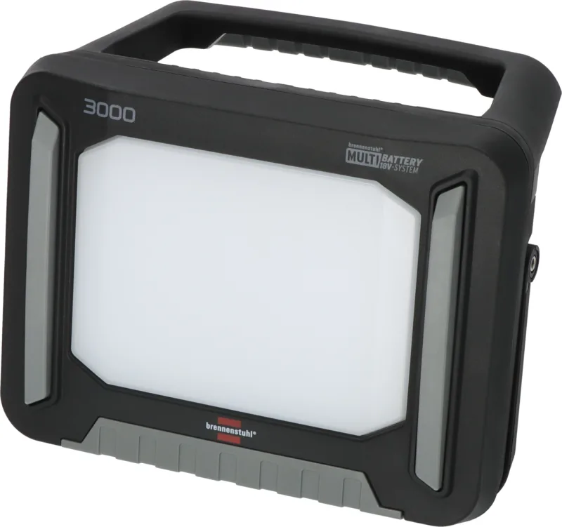 Brennenstuhl Professional Multi Battery LED Akku Baustrahler 3000 MA mit Tragebügel