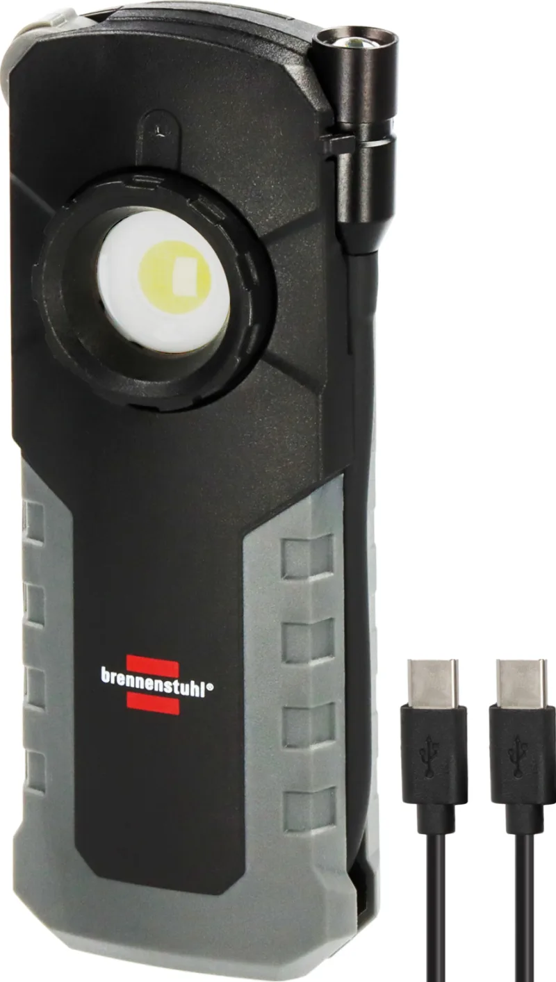 Brennenstuhl Professional Akku LED Handlampe HL 1000 ACW mit USB-C-Ladekabel