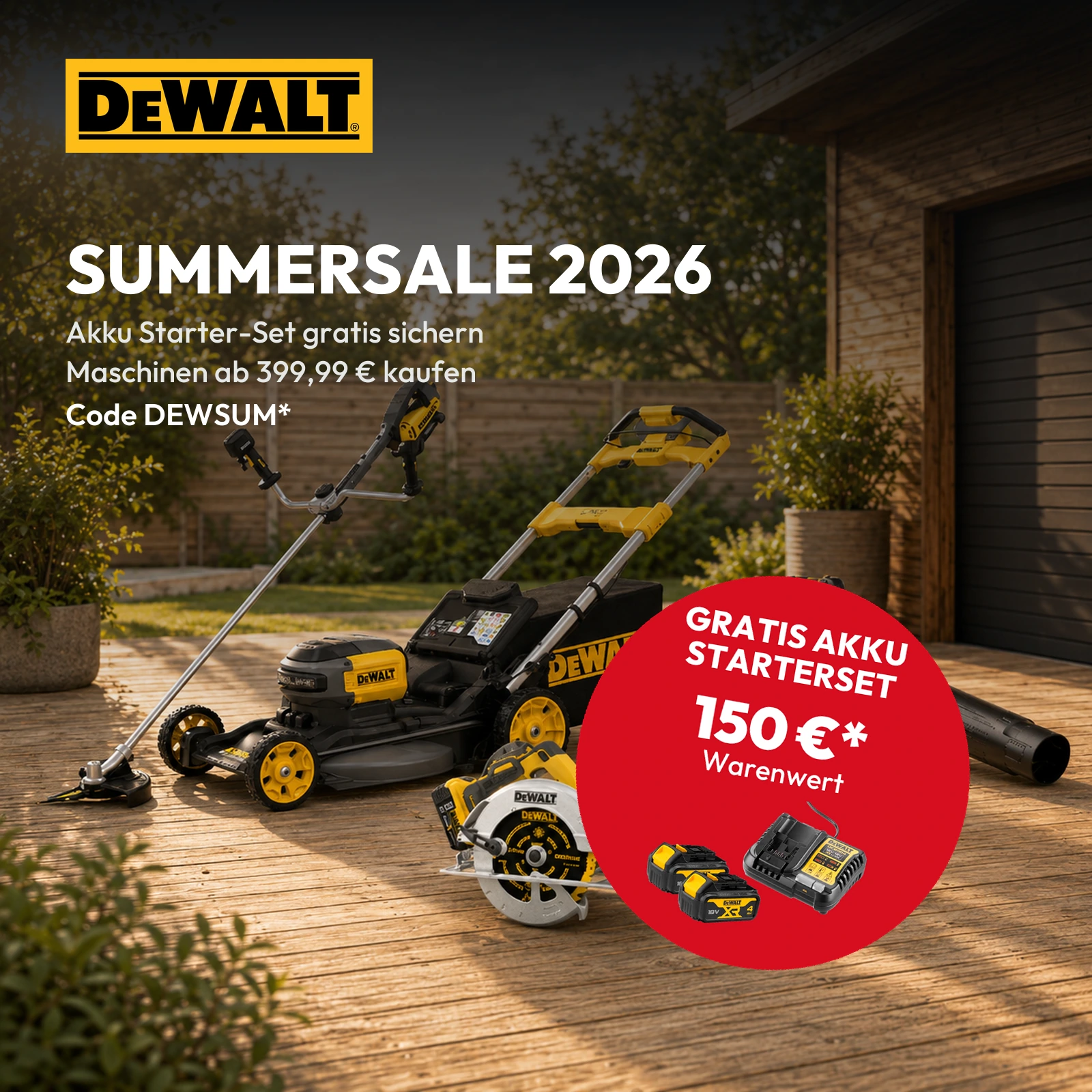 DEWALT Summer Sale 2026 bei GOTOOLS