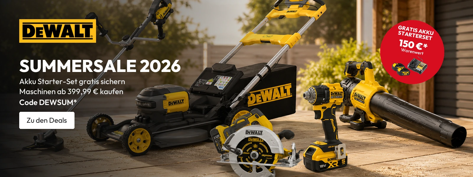 Zum DEWALT Summer Sale