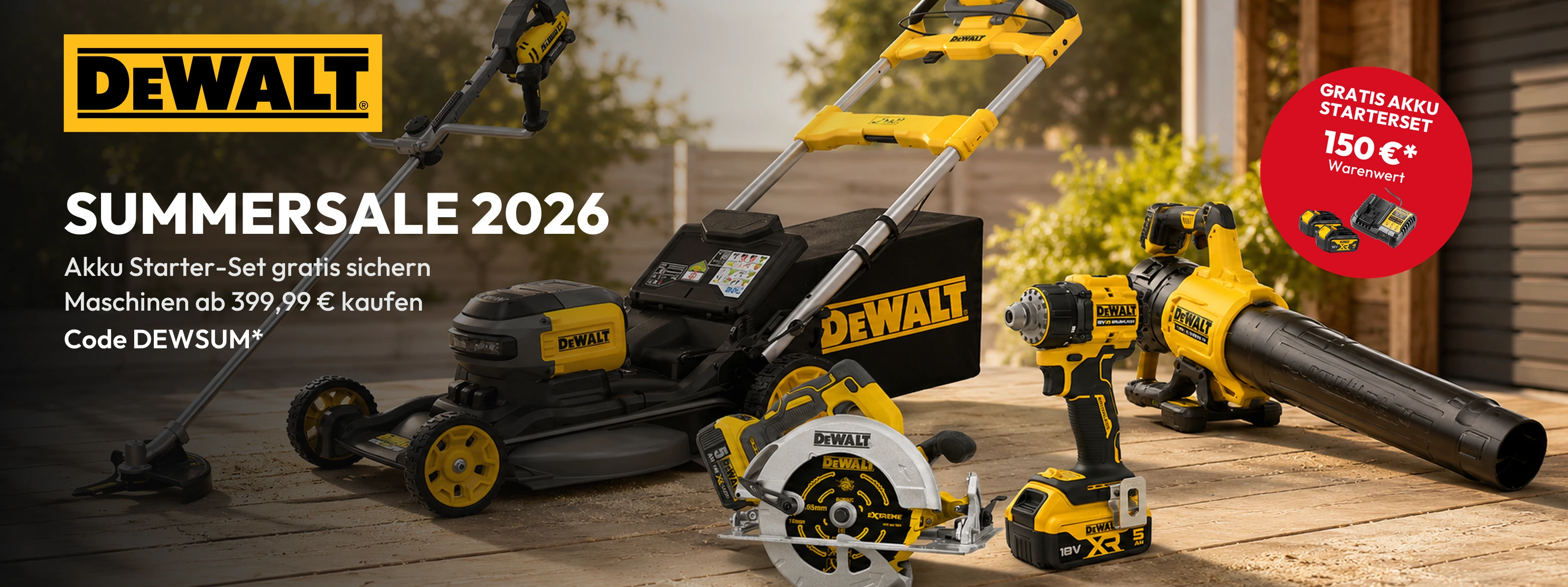 DEWALT Summer Sale 2026 bei GOTOOLS