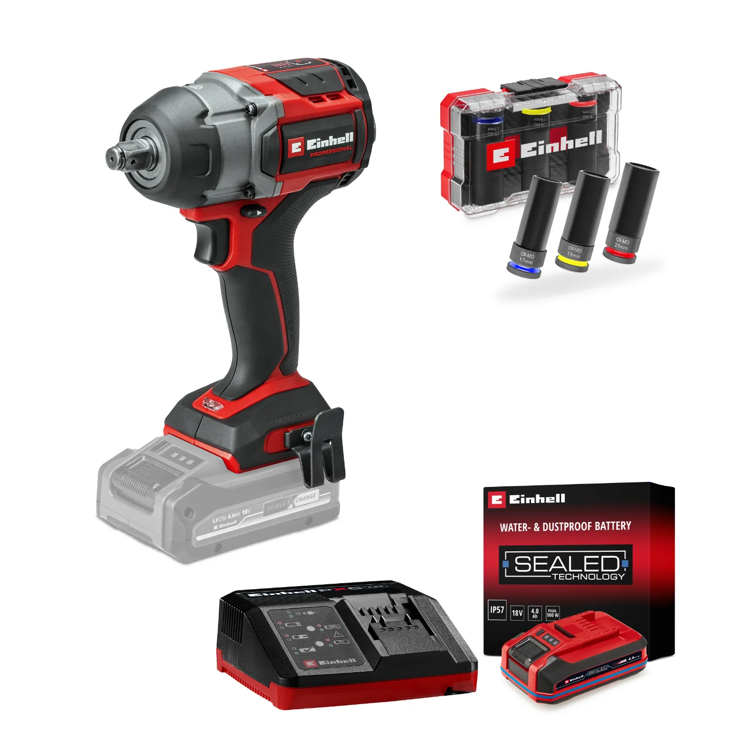 Einhell Professional Akku-Schlagschrauber TP-CW 18/750-C Li BL