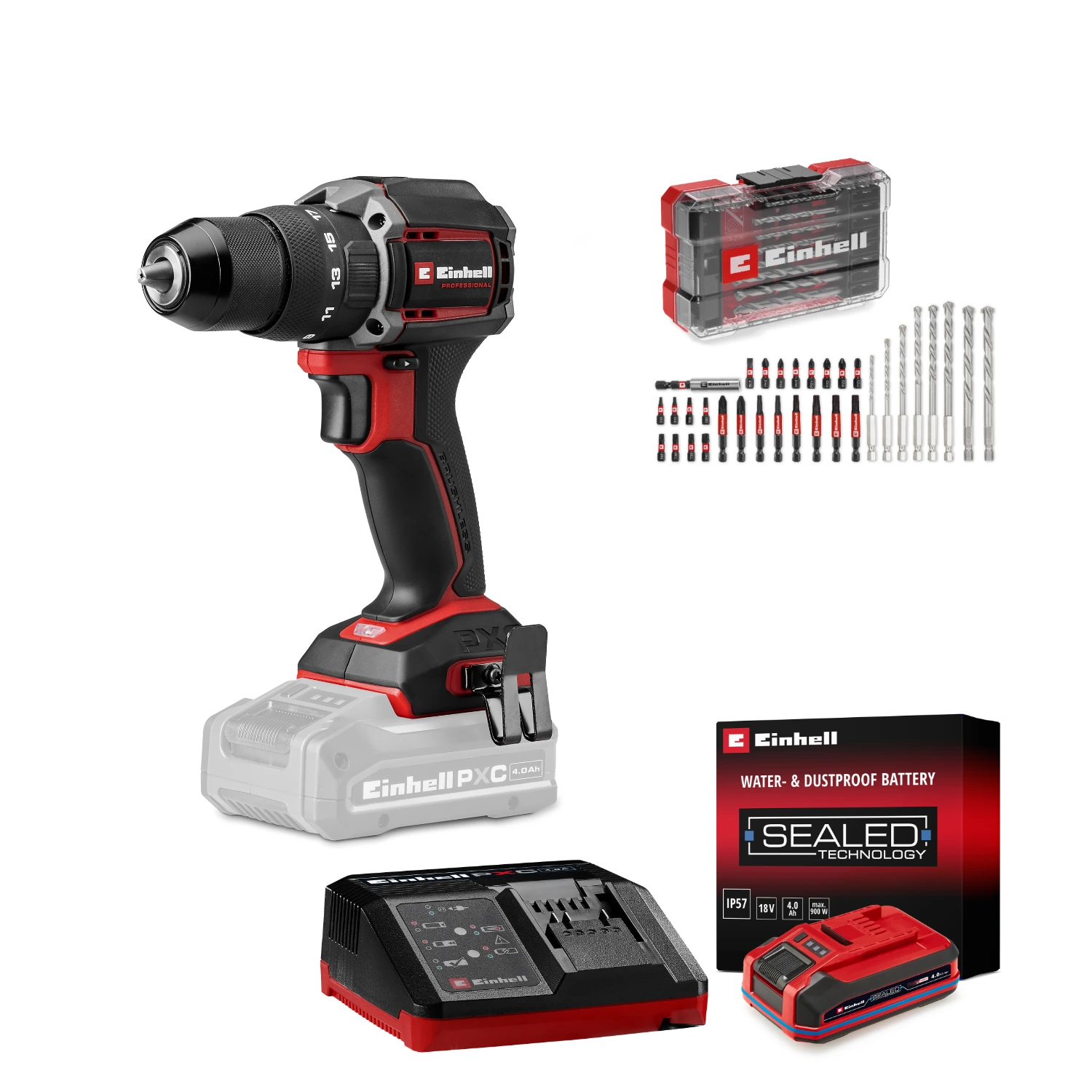 Einhell Professional Akku-Schlagbohrschrauber TP-CD 18/70-C Li-i BL