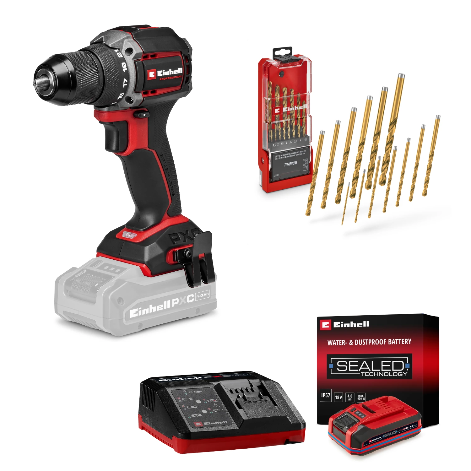 Einhell Professional Akku-Bohrschrauber TP-CD 18/70-C Li BL