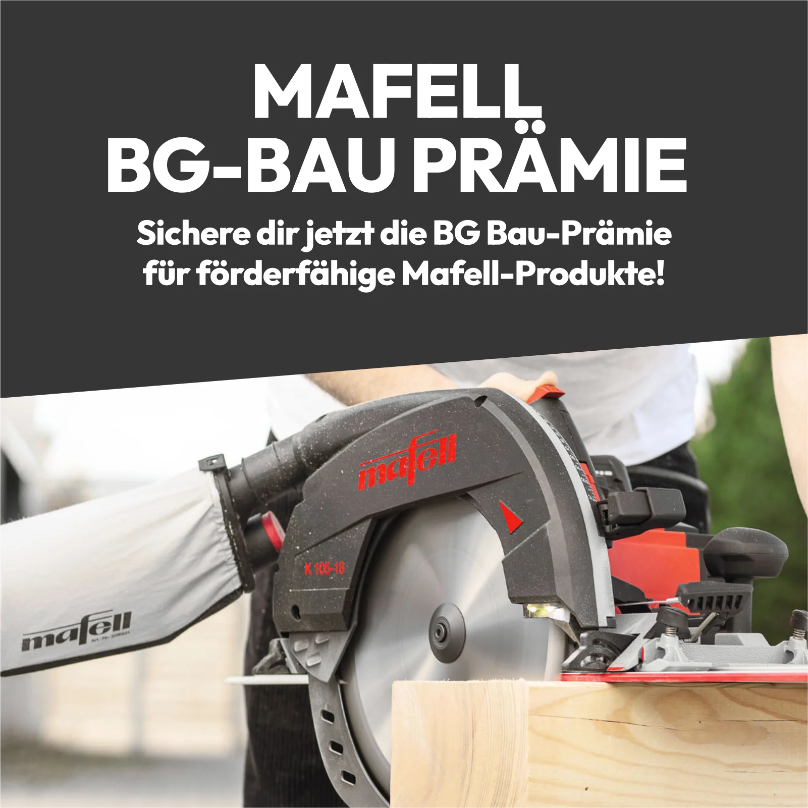 Mafell BG Bau Prämie
