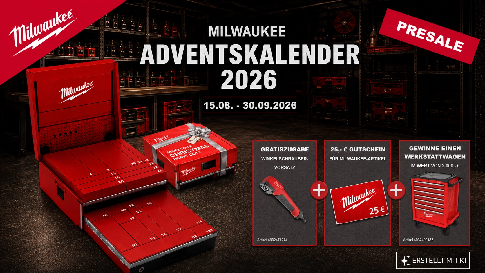 Milwaukee Adventskalender 2026 Presale