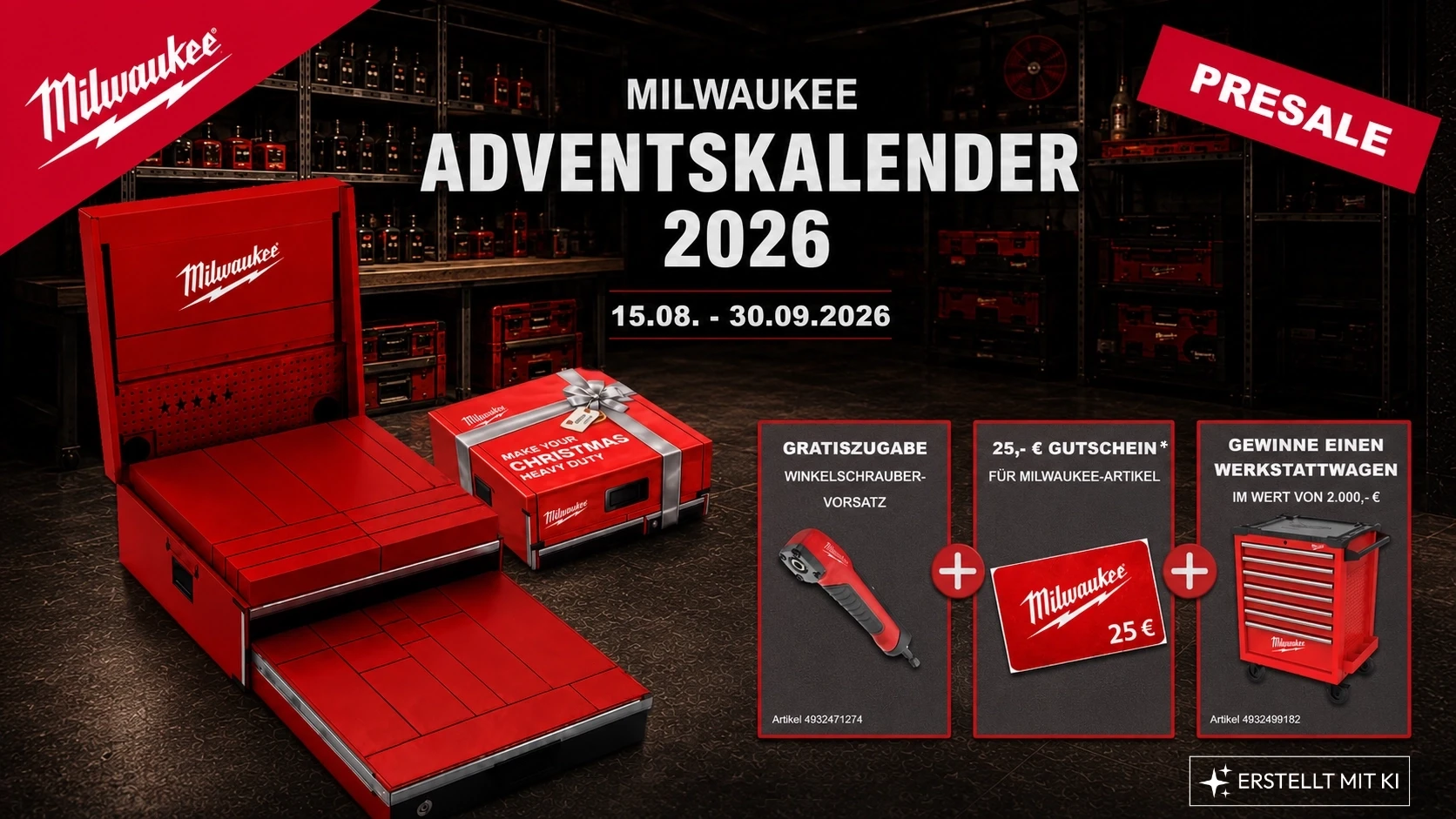 Milwaukee Adventskalender 2026 Presale