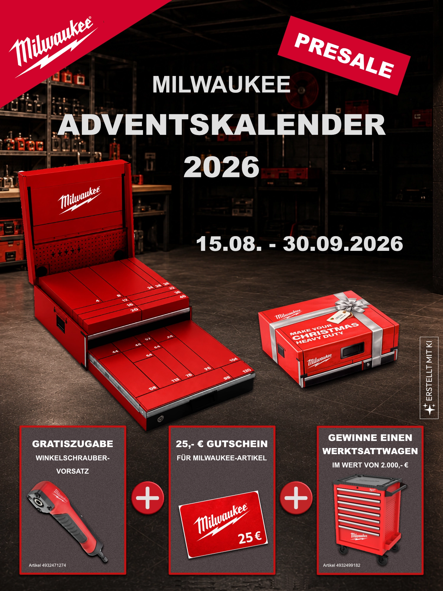 Milwaukee Adventskalender 2026 Presale