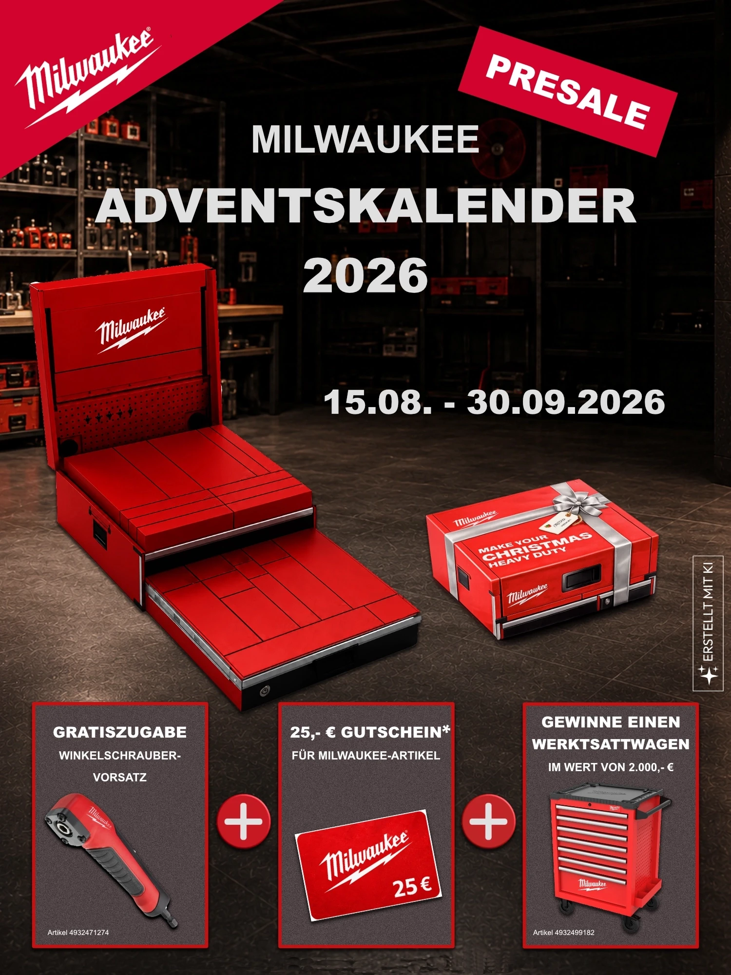 Milwaukee Adventskalender 2026 Presale