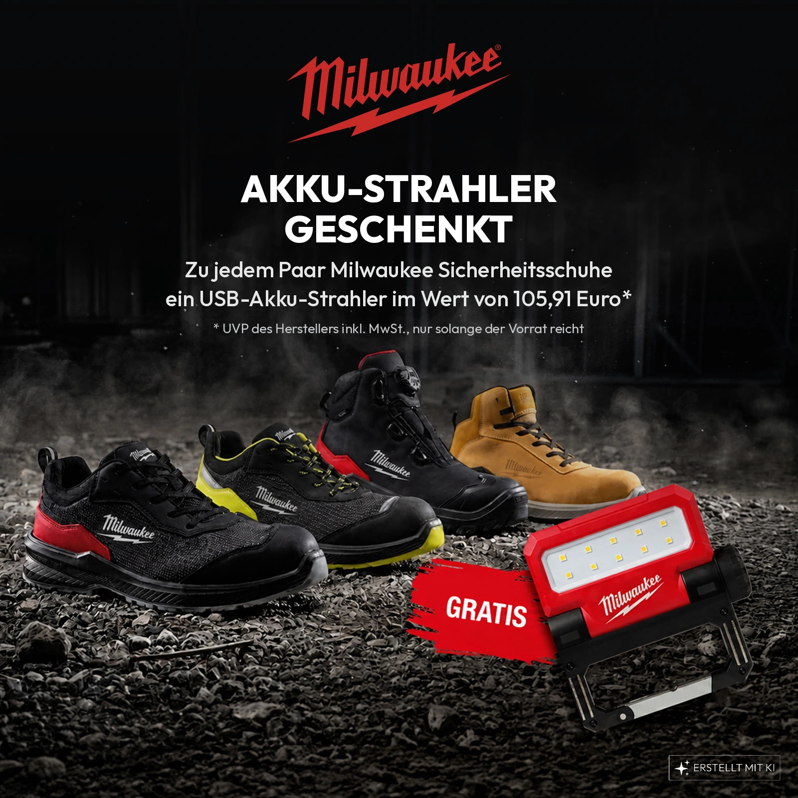Milwaukee Schuh Prämien Aktion