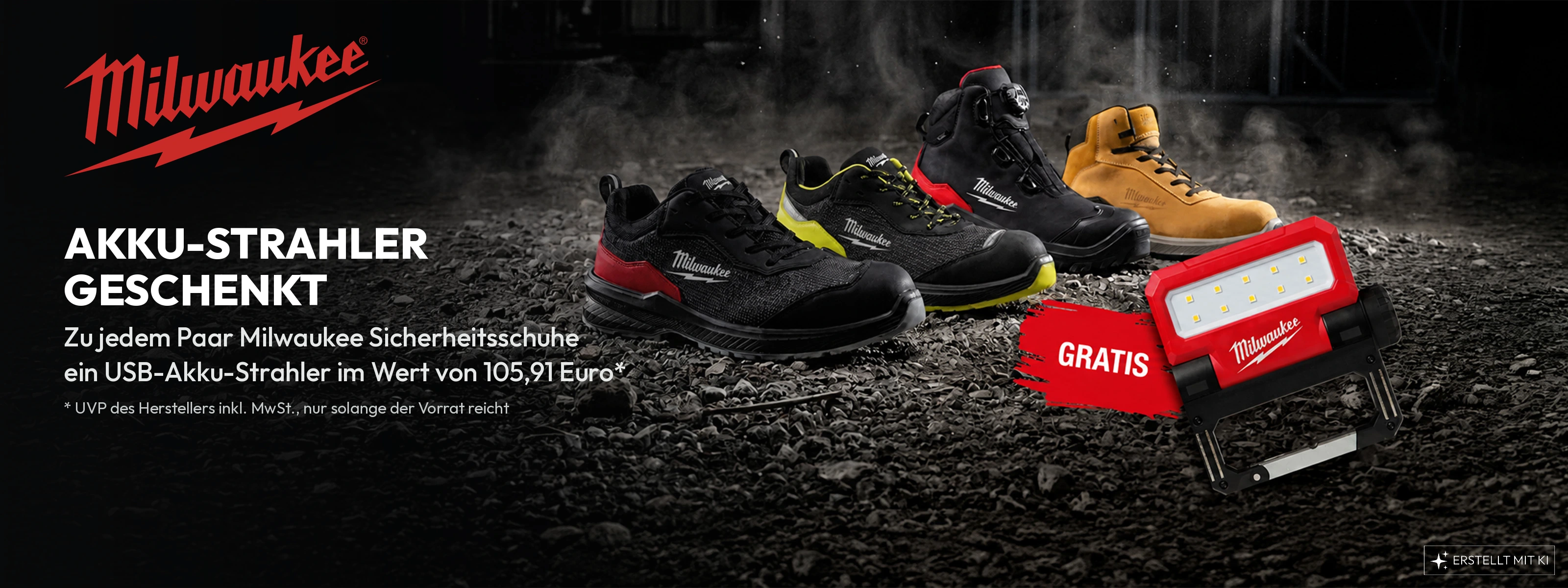 Milwaukee Schuh Prämien Aktion