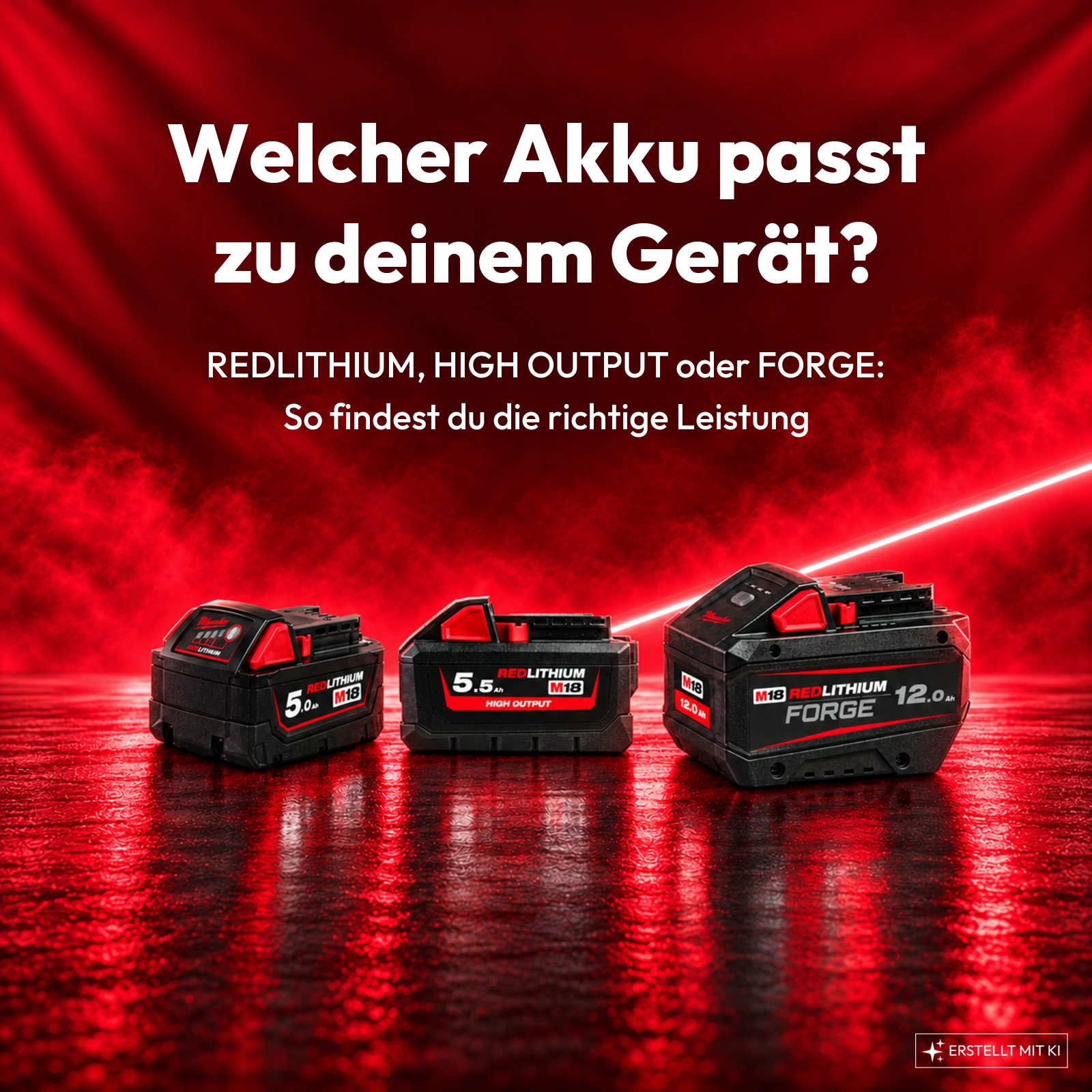 Welcher Milwaukee Akku für welches Gerät?