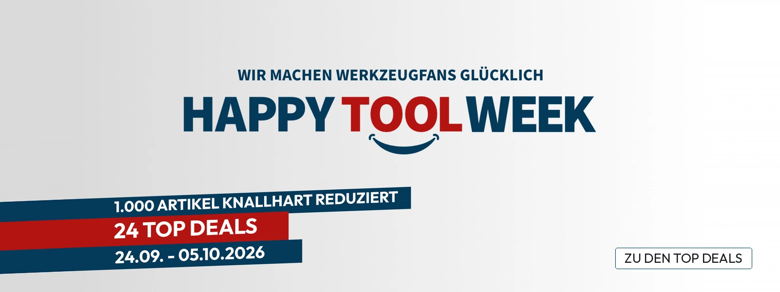 Zu unserer Happy Tool Week
