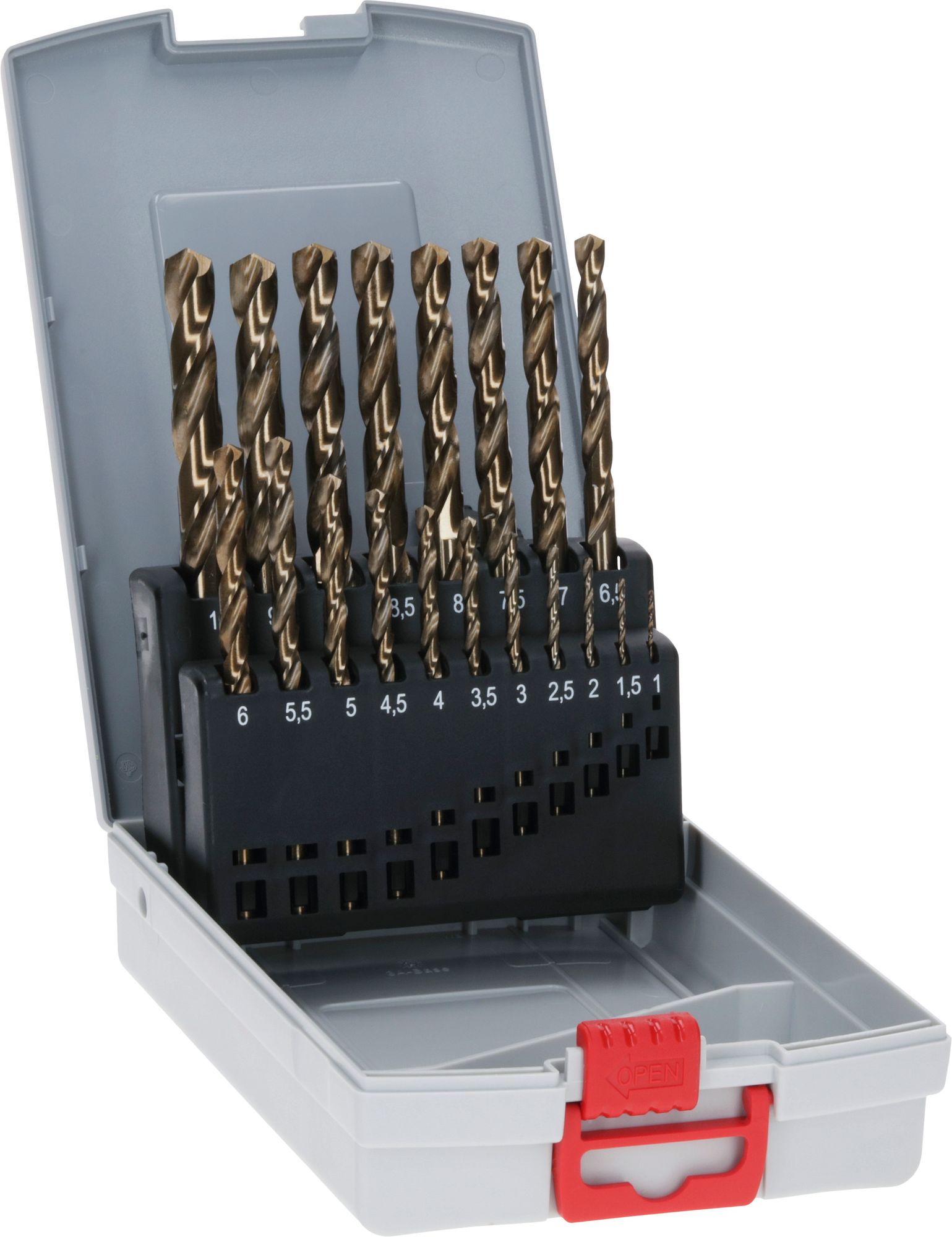Bosch PRO Stainless Steel HSS-Co Spiralbohrer-Set, 19-tlg.