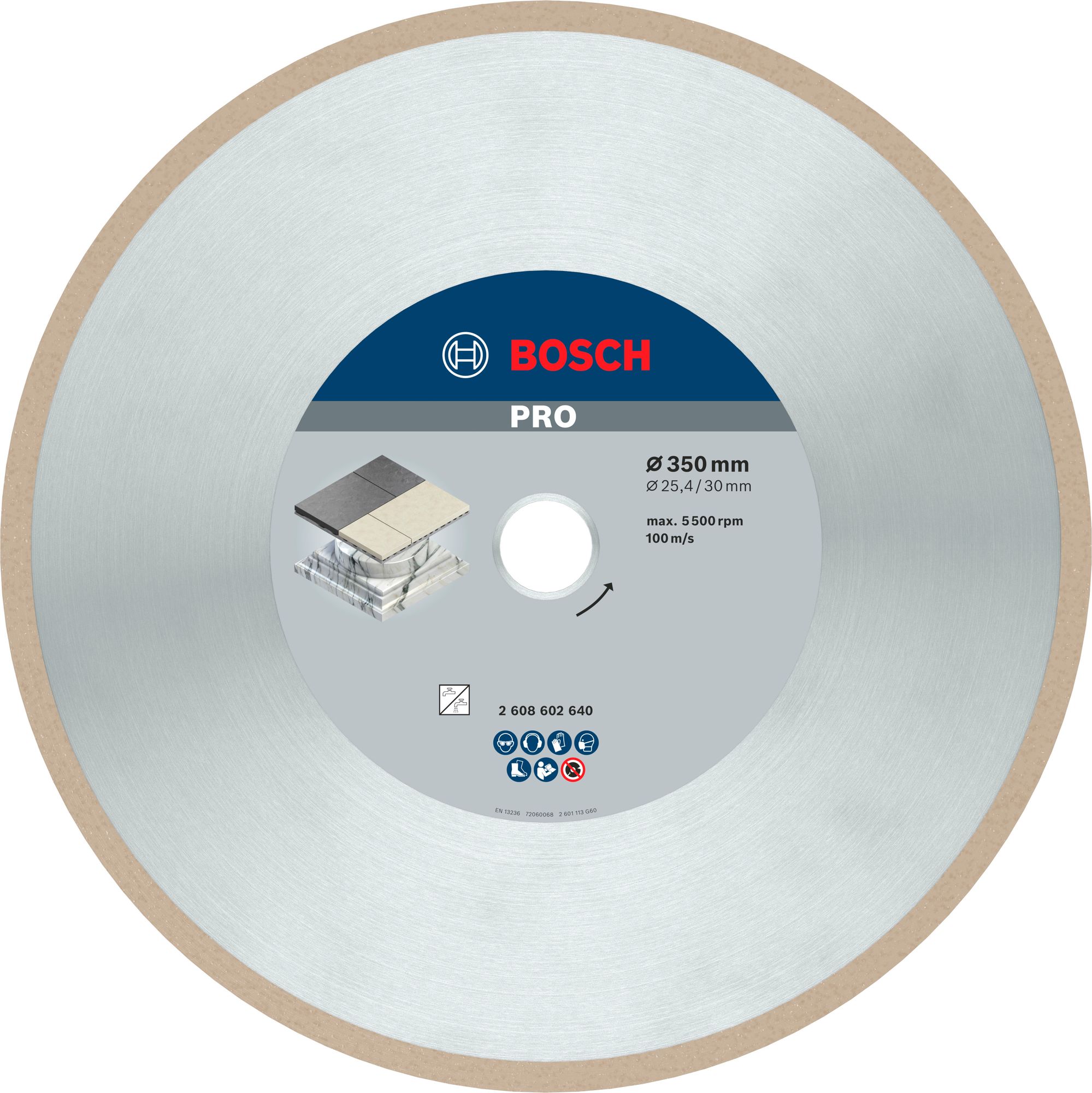 Bosch PRO Ceramic Diamanttrennscheibe, 350 x 30/25,4 mm