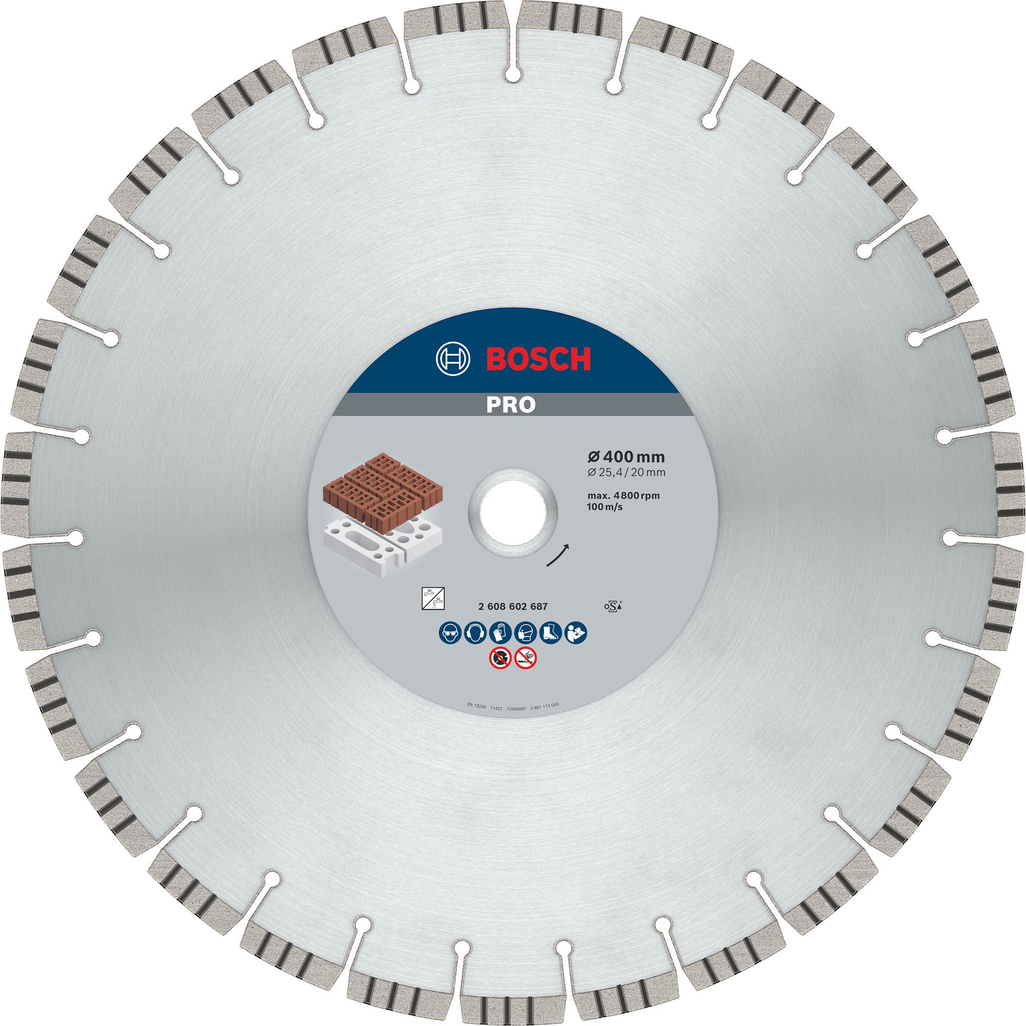 Bosch PRO Abrasive Diamanttrennscheibe, 400 x 20/25,4 mm