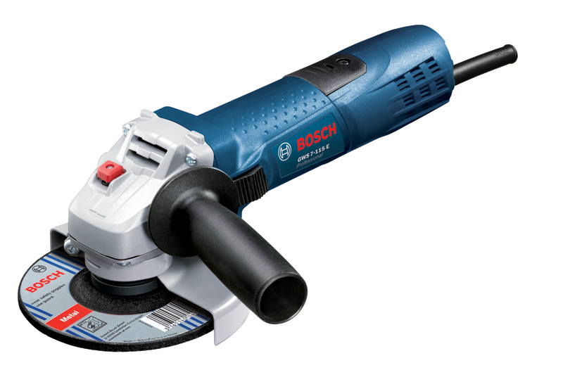 Bosch Winkelschleifer GWS 7-115 E Professional im Set im Karton