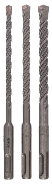 Hammerbohrer-SDS-plus-5-Set, 3-teilig, 6, 8, 10 mm