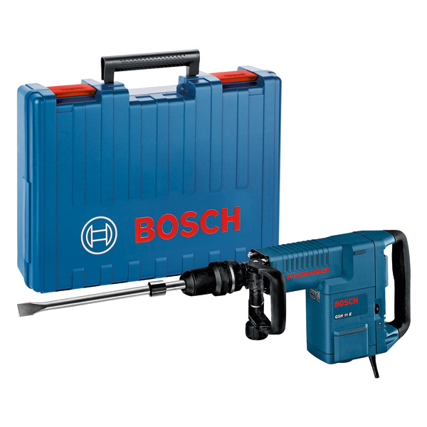 Bosch Schlaghammer GSH 11 E Professional mit SDS-max im Set im Handwerkerkoffer