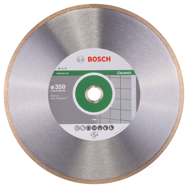Bosch Diamanttrennscheibe Standard for Ceramic 350 x 30+25,40 x 2 x 7 mm