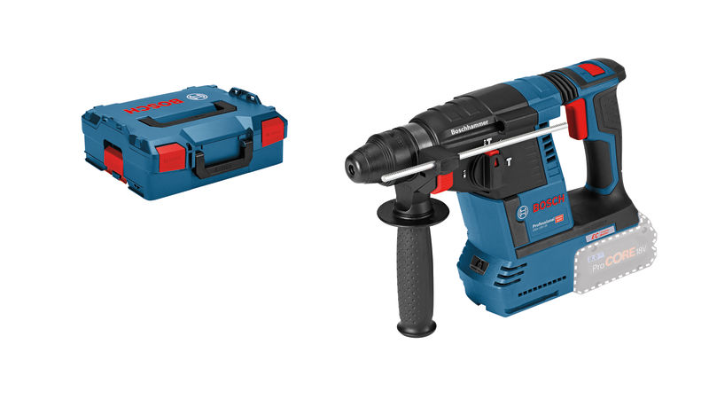 Marteau perforateur sans fil GBH 18V-26 SDS-Plus Bosch sans batterie ni chargeur en L-BOXX