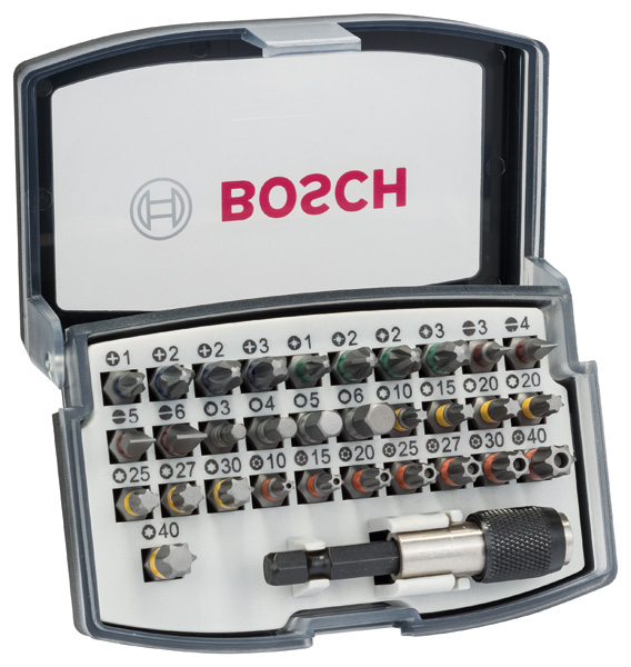 Bosch Schrauberbit-Set PRO 32-teilig Bit-Set 2607017319