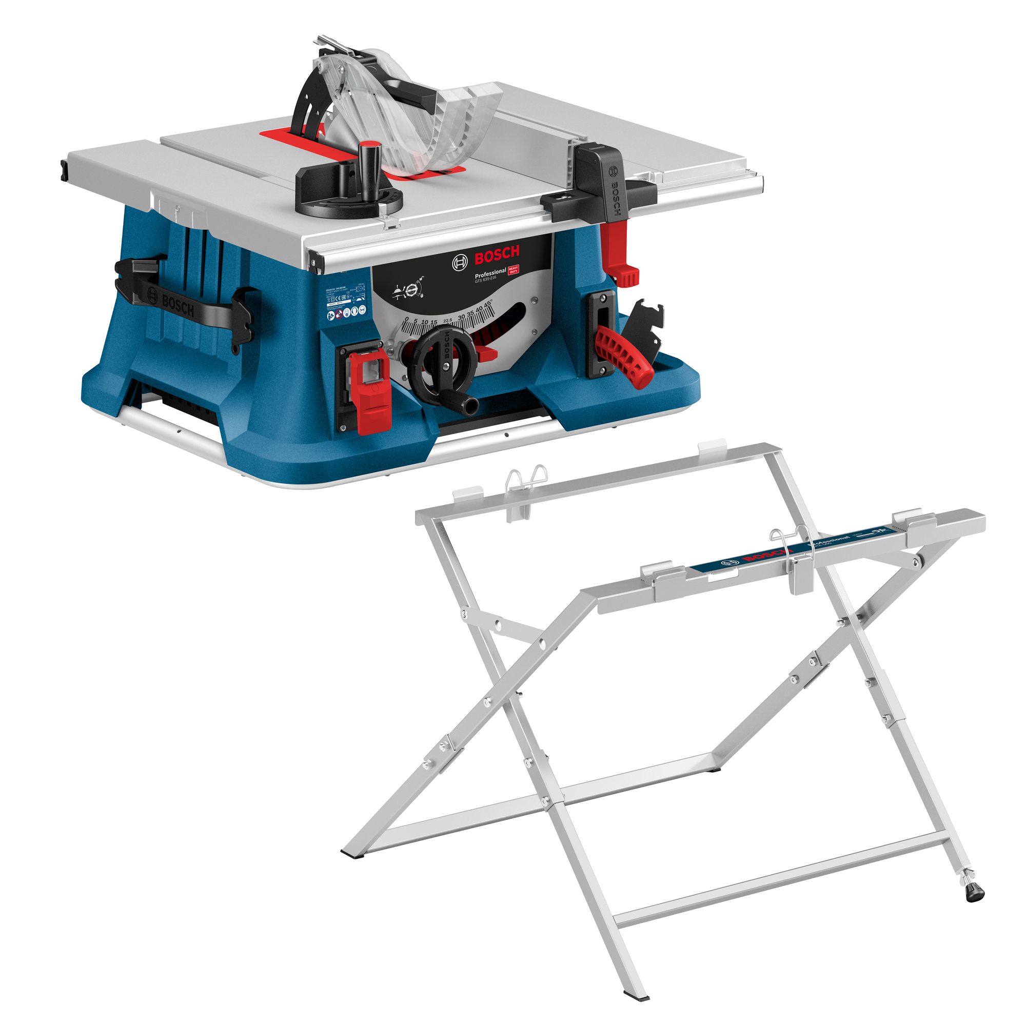 Bosch Tischkreissäge GTS 635-216 + Arbeitstisch GTA 560 (C) 0601B42001 im Karton