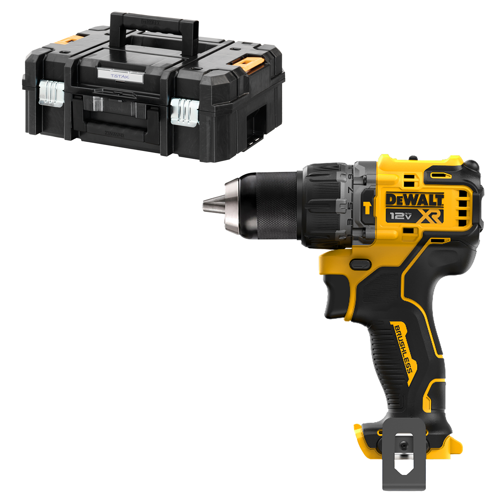 Dewalt Akku Schlagbohrschrauber 12V DCD706N ohne Akku ohne Lader in TSTAK-Box