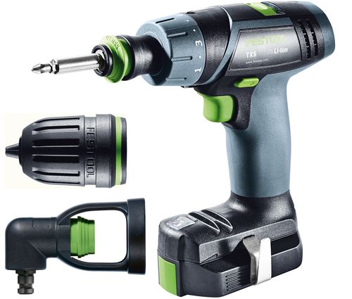 Festool Akku-Bohrschrauber TXS Li 10,8 V 2x 2,6 Ah Akkus mit Lader im Systainer