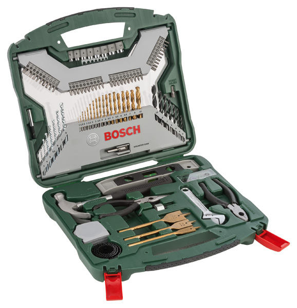 Bosch X-Line Titanium-Set Bohrer- und Bit-Set 103-teilig