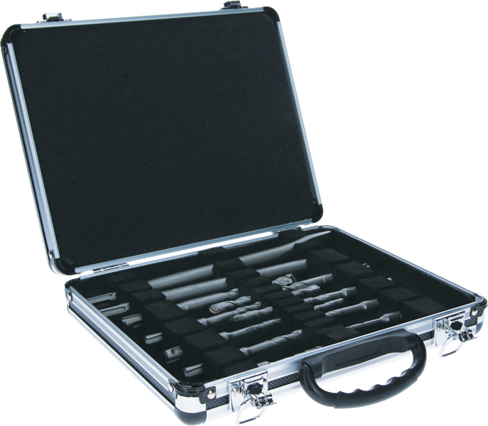 Bosch SDS plus-3 Meißel- und Hammerbohrer-Set 11-teilig im Koffer